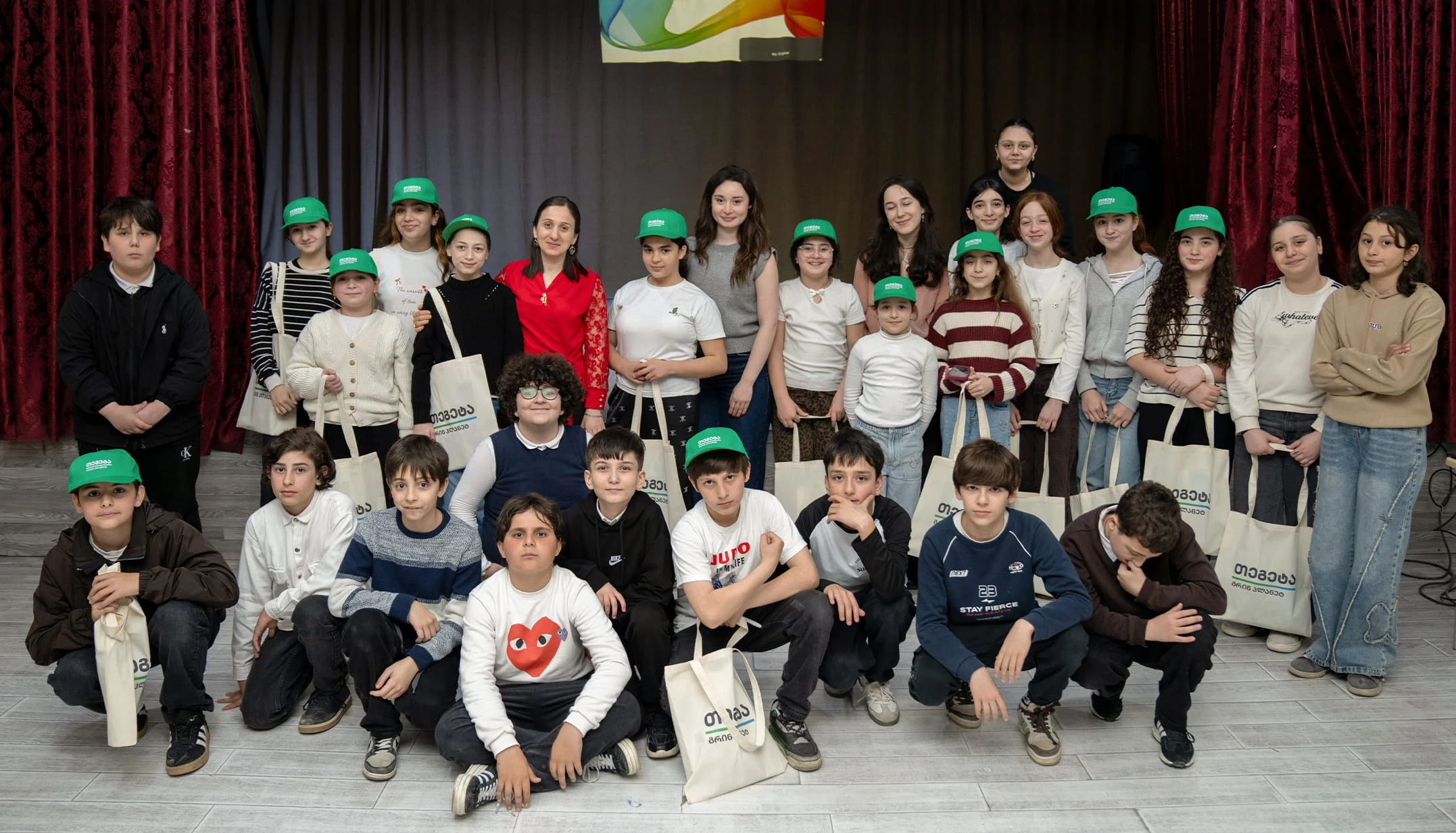 Tegeta Green Planet representatives visited schools in Batumi